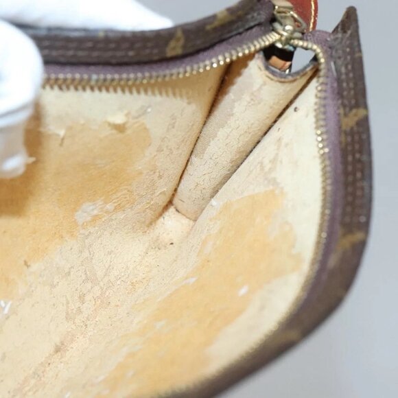 LOUIS VUITTON Monogram Bucket GM Accessory Pouch Vintage LV Auth - Picture 11 of 16